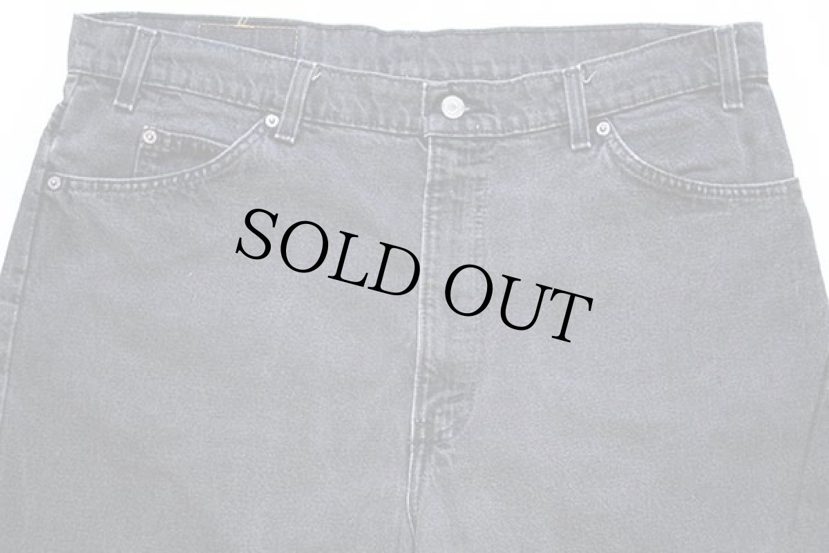 画像4: 90s USA製 Levi'sリーバイス 550 ブラック デニムパンツ w40 L32 (4)