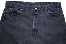 画像4: 90s USA製 Levi'sリーバイス 550 ブラック デニムパンツ w40 L32★163 (4)