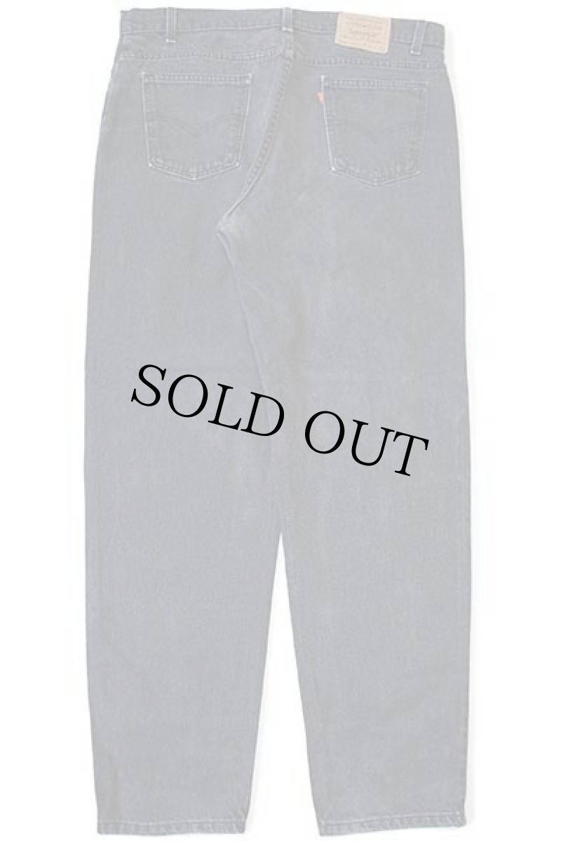 画像3: 90s USA製 Levi'sリーバイス 550 ブラック デニムパンツ w40 L32 (3)