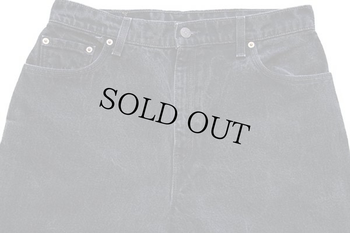 画像4: 90s USA製 Levi'sリーバイス 551 ブラック デニムパンツ 14 LONG (4)