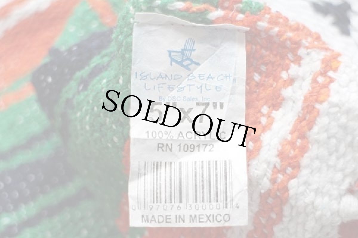 画像3: メキシコ製 ISLAND BEACH LIFESTYLE メキシカン ラグ★29 (3)