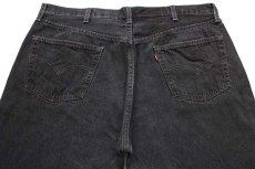 画像5: 00s メキシコ製 Levi'sリーバイス 501 ブラック デニムパンツ w42 L34★SDP2054 (5)