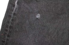 画像7: メキシコ製 Levi'sリーバイス 501 ブラック デニムパンツ ペンキ飛び w44 L34★SDP2055 特大 (7)
