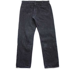 画像3: 00s メキシコ製 Levi'sリーバイス 501 ブラック デニムパンツ w42 L34★SDP2054 (3)