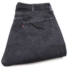 画像1: 00s メキシコ製 Levi'sリーバイス 501 ブラック デニムパンツ w42 L34★SDP2054 (1)