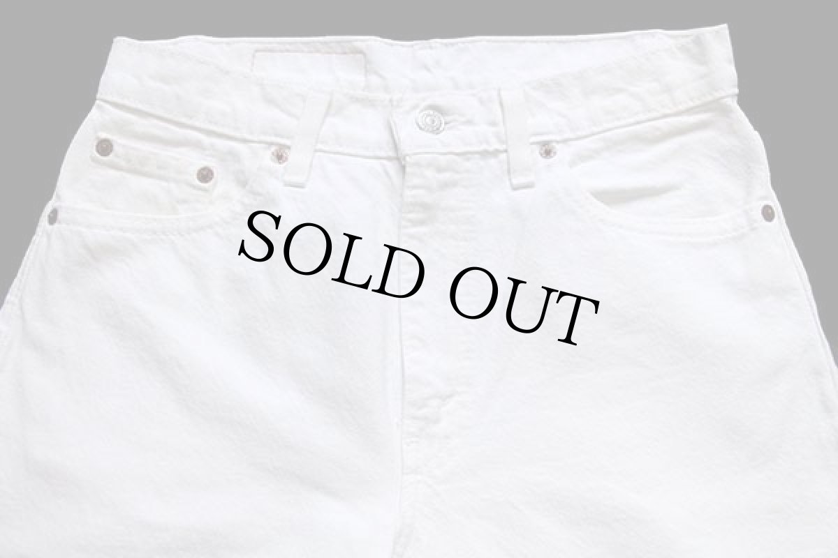 画像4: 90s USA製 Levi'sリーバイス 550 ホワイト デニムパンツ w30 L30 (4)