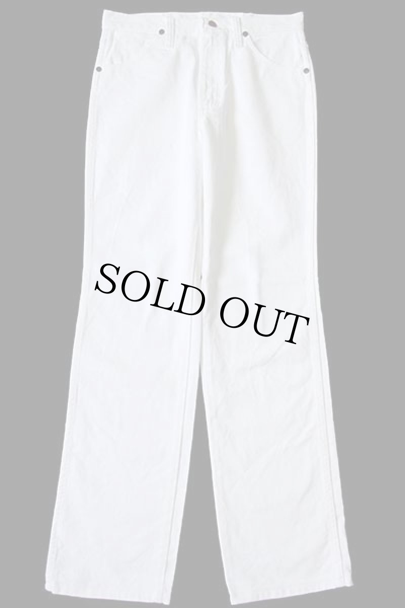 画像2: 00s メキシコ製 Wranglerラングラー 936WHI ホワイト デニムパンツ w30 L32 (2)