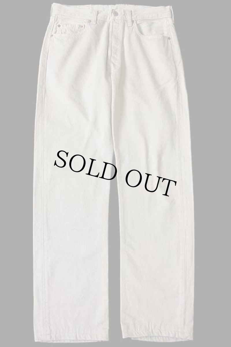 画像2: 90s USA製 Levi'sリーバイス 501 カラーデニムパンツ 後染め ベージュ w32 (2)