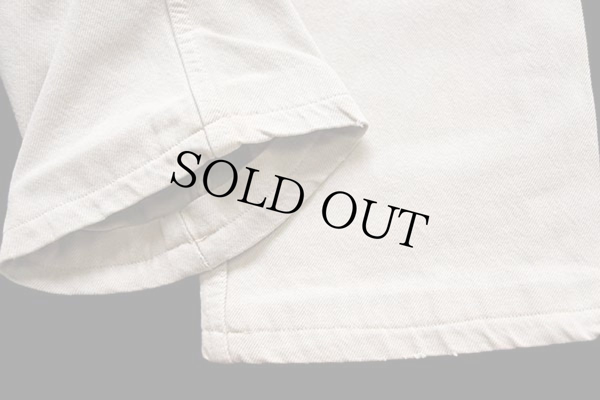 画像8: 90s USA製 Levi'sリーバイス 501 カラーデニムパンツ 後染め ベージュ w32 (8)