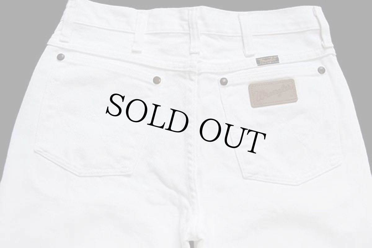 画像5: 00s メキシコ製 Wranglerラングラー 936WHI ホワイト デニムパンツ w30 L32 (5)