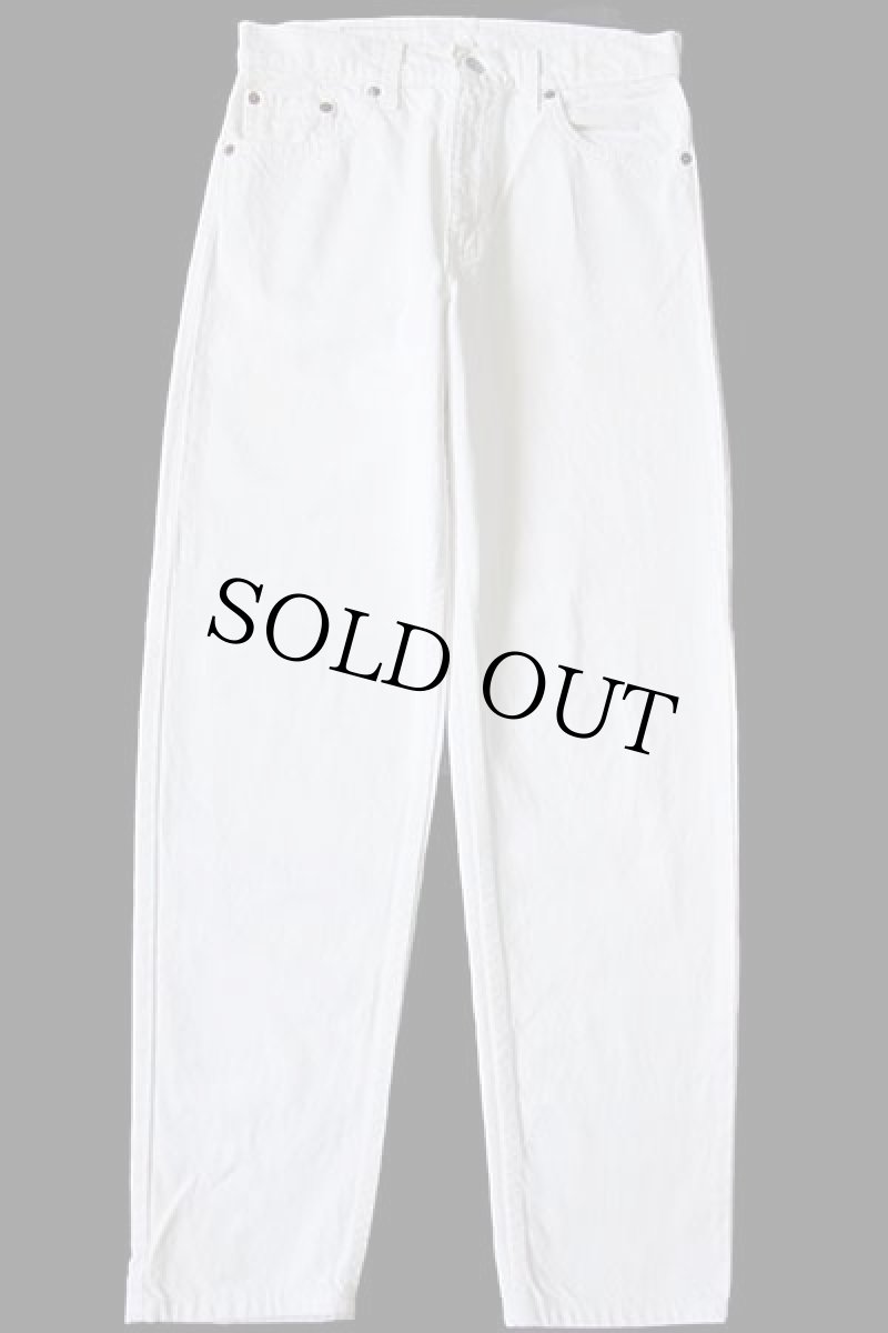 画像2: 90s USA製 Levi'sリーバイス 550 ホワイト デニムパンツ w30 L30 (2)