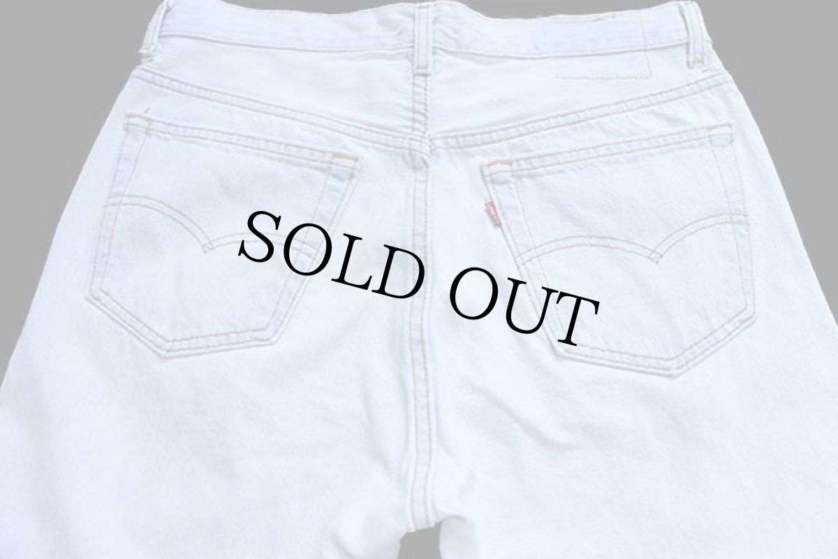 画像5: 90s USA製 Levi'sリーバイス 501 デニムパンツ アイスブルー w32 L30 (5)