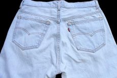 画像5: 90s USA製 Levi'sリーバイス 501 デニムパンツ アイスブルー w32 L30 (5)