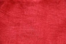 画像6: 00s ポロ ラルフローレン チンスト&マチ付き 無地 リネン ワークシャツ 薄赤 XL (6)