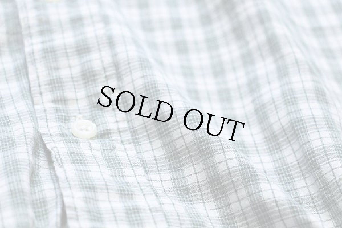 画像5: 90s ラルフローレン BLAKE チェック ボタンダウン コットンシャツ 緑×オフホワイト M★インド綿 (5)