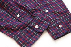 画像6: 00s ラルフローレン タータンチェック ボタンダウン コットンシャツ XL (6)