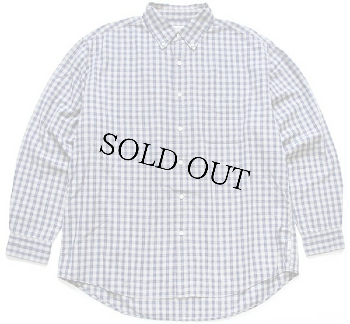 画像1: 00s J.CREW オンブレチェック ボタンダウン コットンシャツ (1)