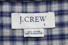画像4: 00s J.CREW オンブレチェック ボタンダウン コットンシャツ (4)