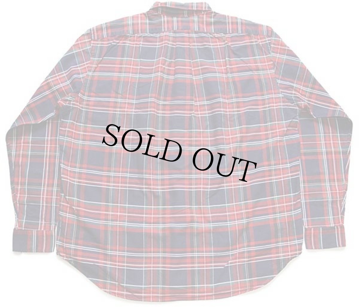 画像2: 90s カナダ製 ポロ ラルフローレン タータンチェック ボタンダウン オックスフォード コットンシャツ★特大 (2)