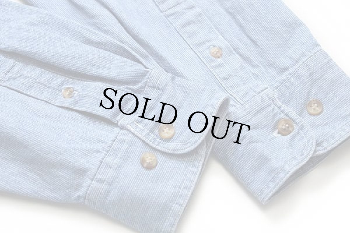 画像6: 90s WARNER BROS LOONEY TUNES バッグスバニー コヨーテ 刺繍 ピンチェック ボタンダウン コットンシャツ (6)