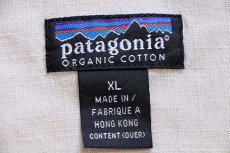 画像4: 90s patagoniaパタゴニア 織り柄 オーガニックコットン シャツ ベージュ XL (4)