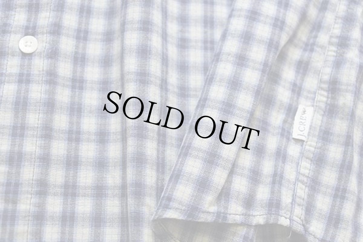 画像5: 00s J.CREW オンブレチェック ボタンダウン コットンシャツ (5)