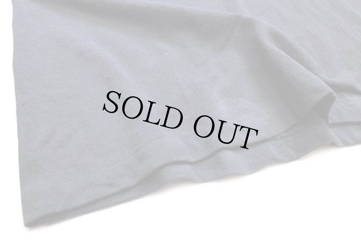 画像5: 00s LACOSTEラコステ ワンポイント コットン 鹿の子 長袖ポロシャツ グレー 5★69 (5)