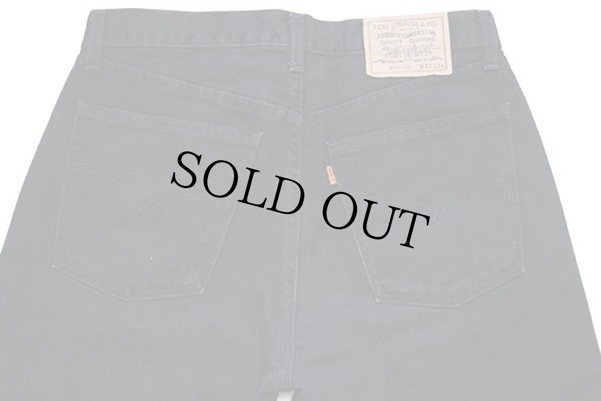 画像5: 00s マルタ製 Levi'sリーバイス 615 ブラック デニムパンツ w33★ユーロ (5)