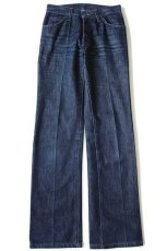 画像2: 00s Levi'sリーバイス 566 STA-PRESTスタプレ センタープレス ストレッチ デニムパンツ ヒゲ w28 L32★ユーロ ブーツカット (2)