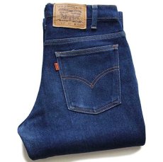 画像1: 00s イタリア製 Levi'sリーバイス 417 センタープレス ストレッチ デニムパンツ w30 L34★ユーロ ブーツカット (1)