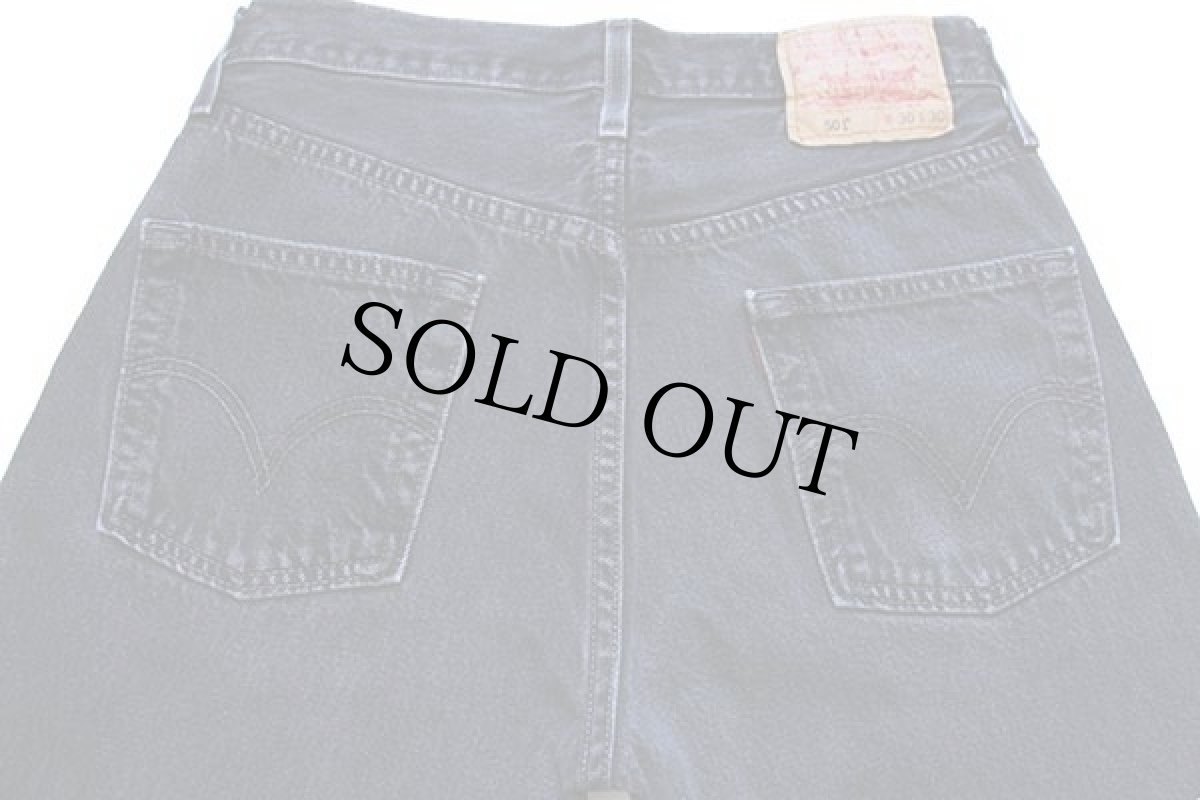 画像5: 00s Levi'sリーバイス 501 ブラック デニムパンツ w30 (5)