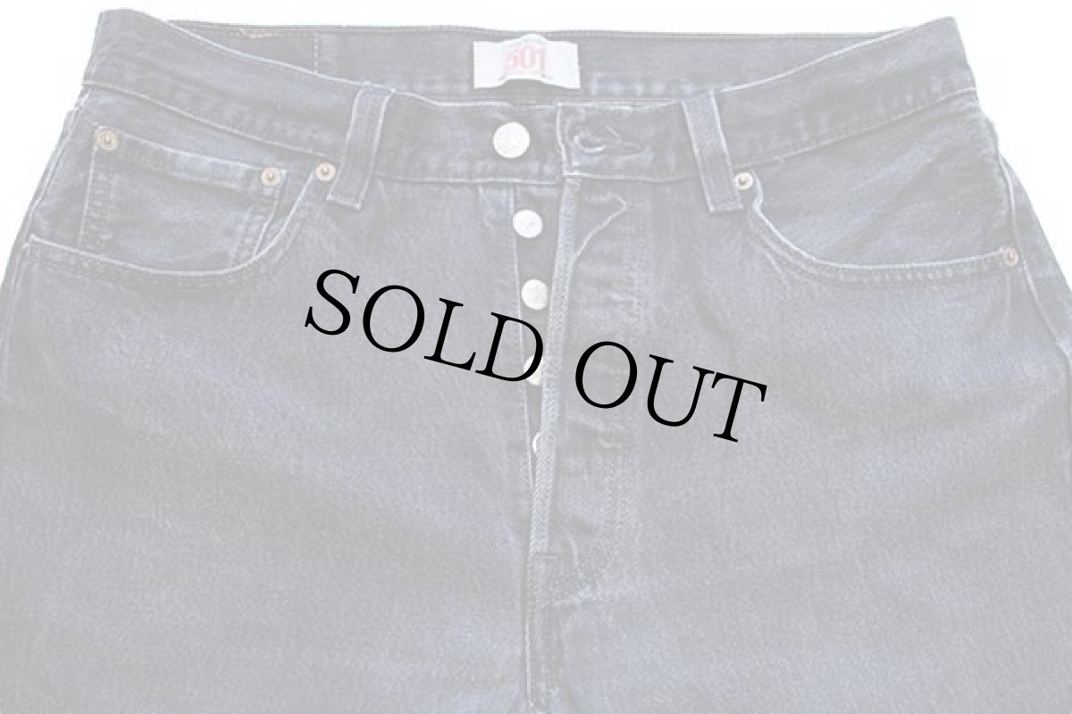 画像4: 00s Levi'sリーバイス 501 ブラック デニムパンツ w34 L30 (4)