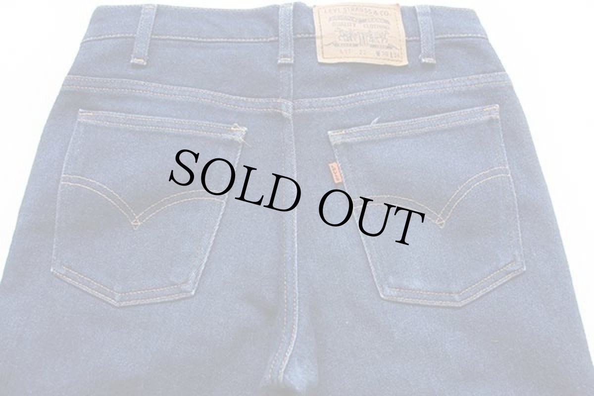 画像5: 00s イタリア製 Levi'sリーバイス 417 センタープレス ストレッチ デニムパンツ w30 L34★ユーロ ブーツカット (5)