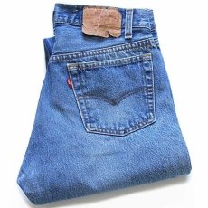 画像1: 80s USA製 Levi'sリーバイス 501 デニムパンツ w31★85 (1)