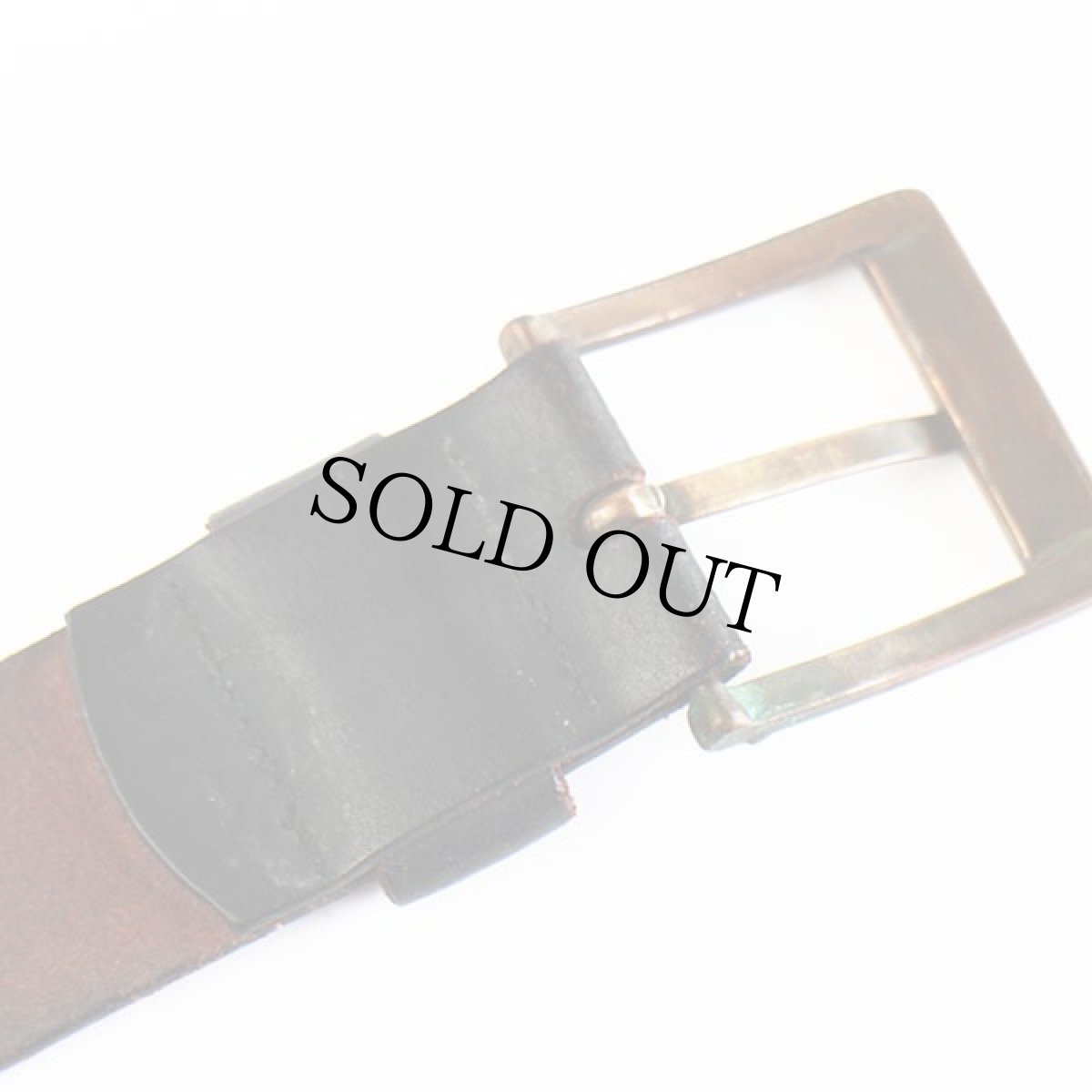 画像3: イタリア製 Leeリー レザーベルト 黒 38 (3)