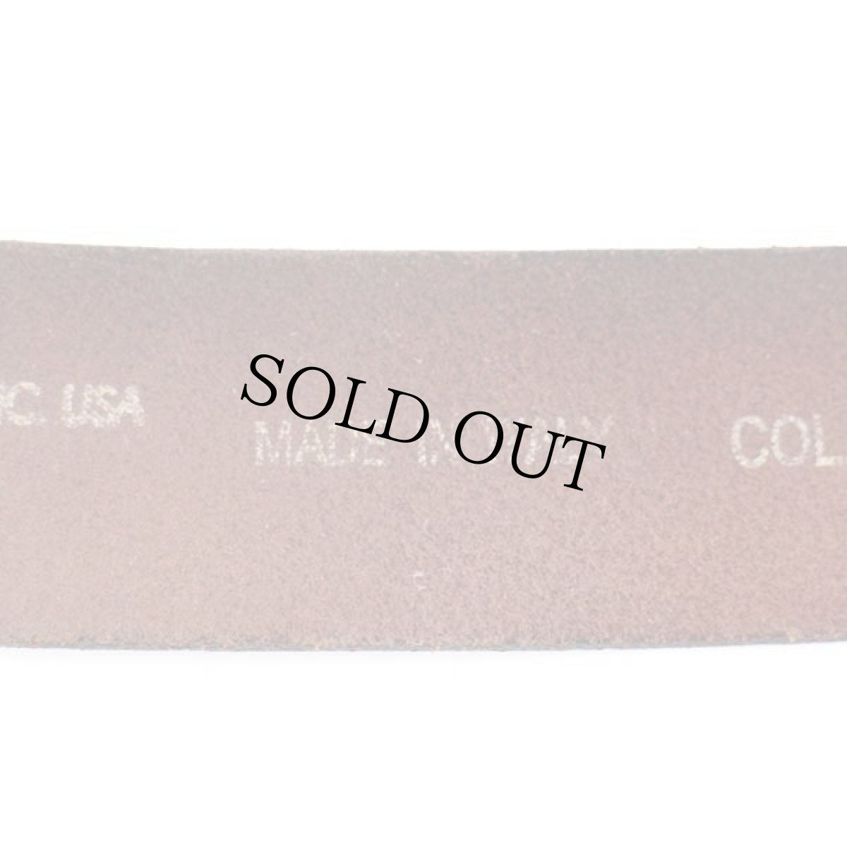 画像5: イタリア製 Leeリー レザーベルト 黒 38 (5)