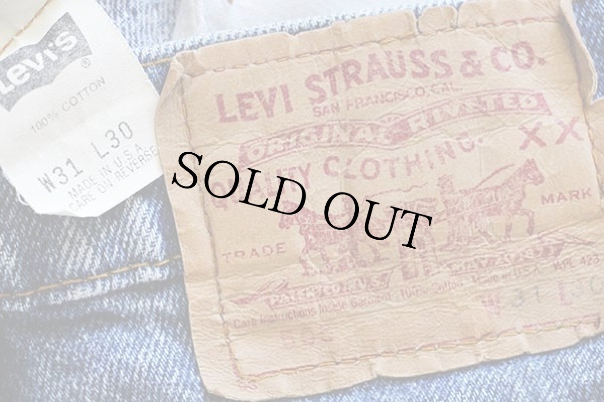 画像6: 90s USA製 Levi'sリーバイス 505 デニムパンツ w31★119 (6)