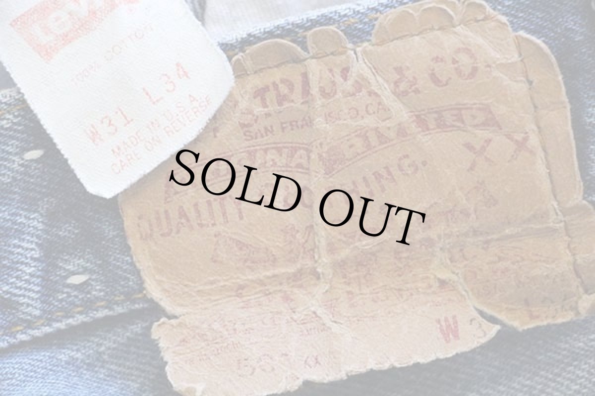 画像6: 80s USA製 Levi'sリーバイス 501 デニムパンツ w31★85 (6)