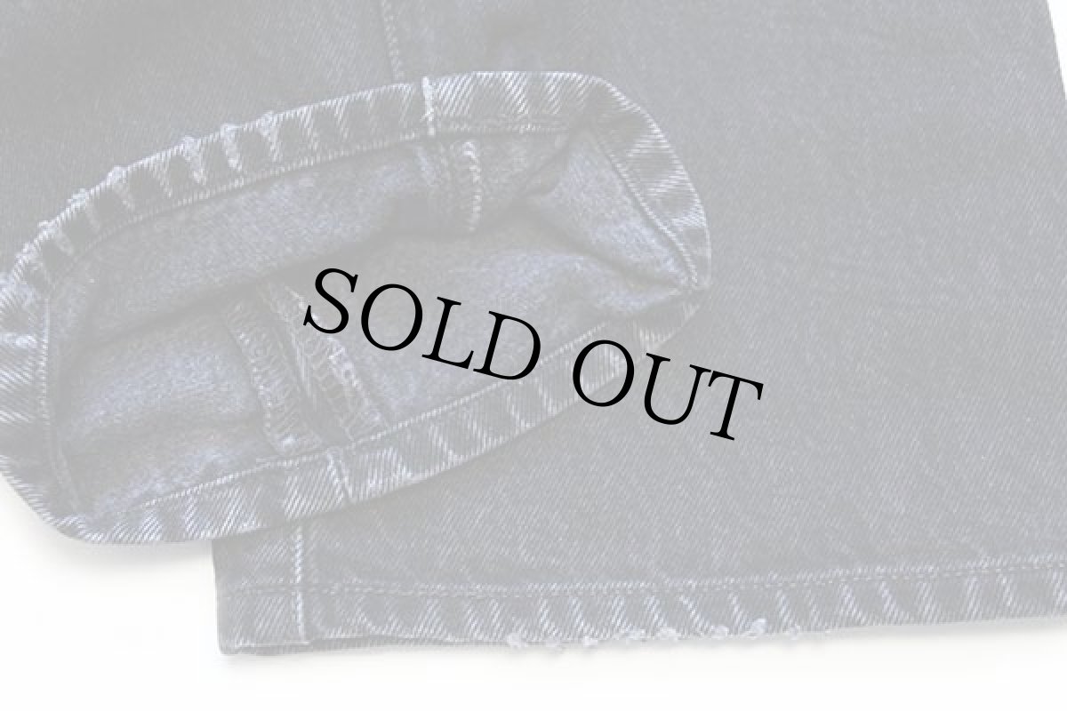 画像8: 00s Levi'sリーバイス 501 ブラック デニムパンツ w34 L30 (8)