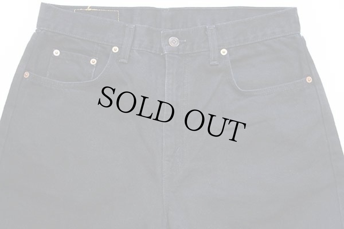 画像4: 00s マルタ製 Levi'sリーバイス 615 ブラック デニムパンツ w33★ユーロ (4)