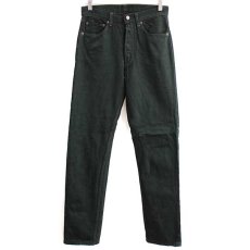 画像2: 90s Levi'sリーバイス 501 ブラック デニムパンツ 後染め w29★SDP1544 (2)