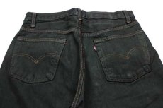 画像5: 90s Levi'sリーバイス 501 ブラック デニムパンツ 後染め w29★SDP1544 (5)