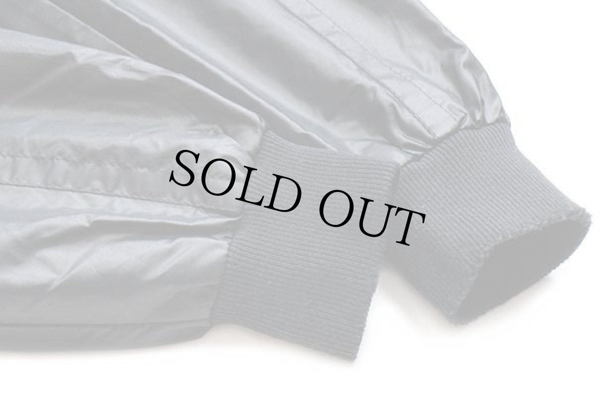 画像8: 90s NASCAR Richard Petty 43 刺繍 ナイロン レーシングジャケット 黒 L (8)