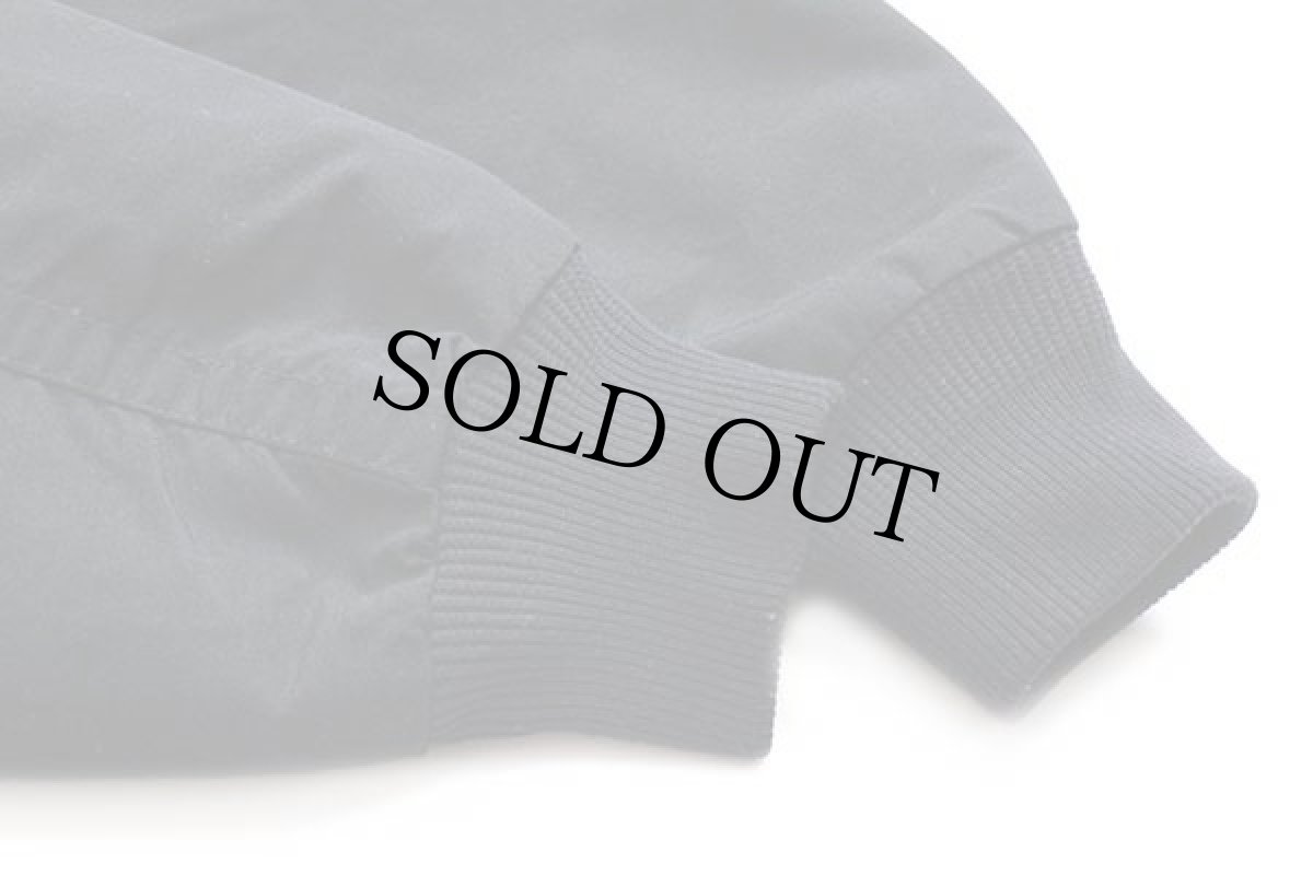 画像7: 90s USA製 Miller HIGH LIFE RACING TEAM チェッカーフラッグ 刺繍 ナイロンジャケット 黒 M (7)