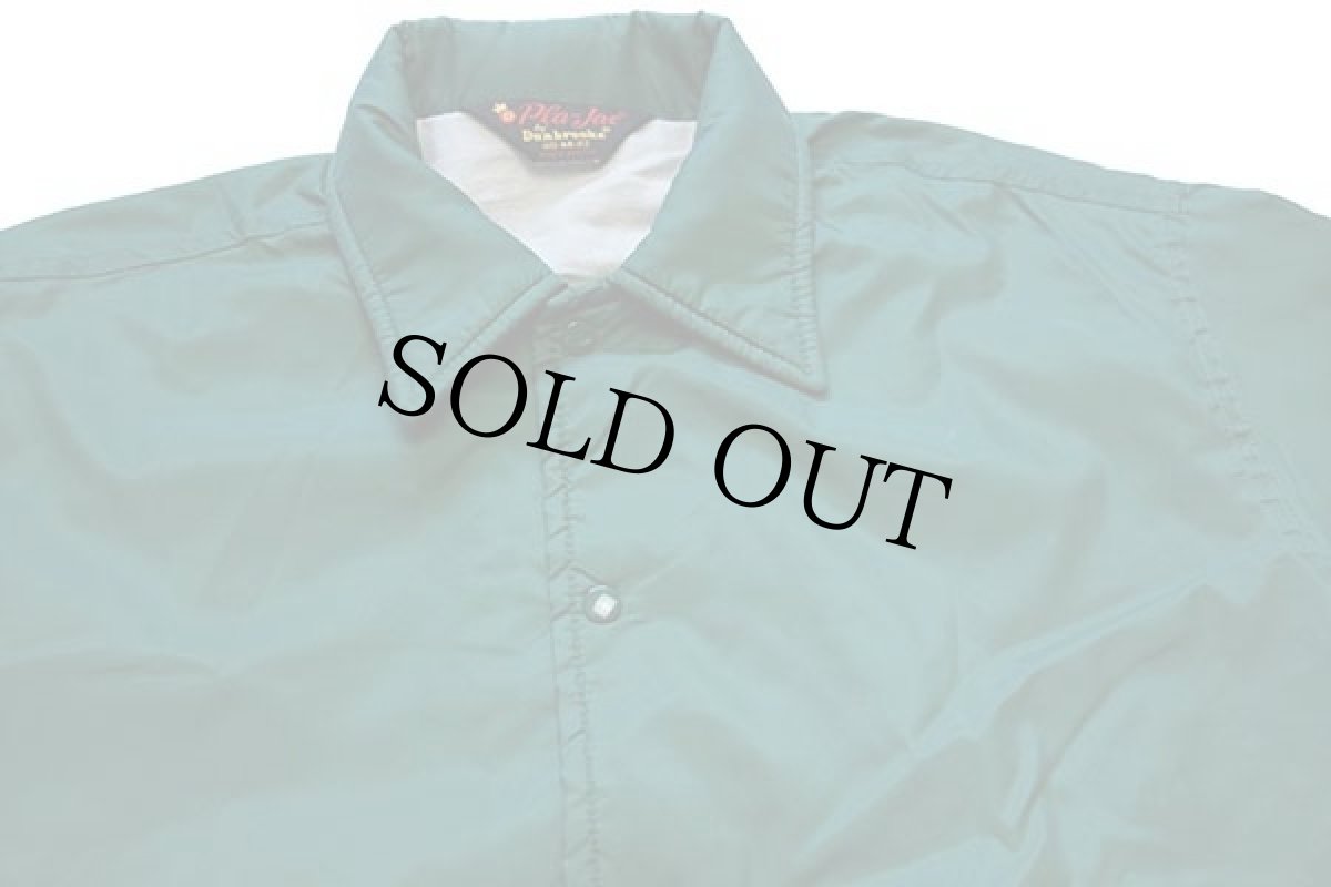 画像3: 80s USA製 Pla-Jac Dunbrooke COSTA MESA Jr. All American FOOTBALL アメフト ナイロン コーチジャケット 緑 M (3)