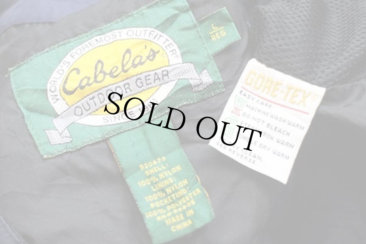 画像5: 90s Cabela'sカベラス GORE-TEXゴアテックス ナイロン マウンテンパーカー 紺 L (5)