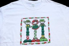 画像3: IRISH クローバー 両面プリント コットン 長袖Tシャツ 白 XL (3)