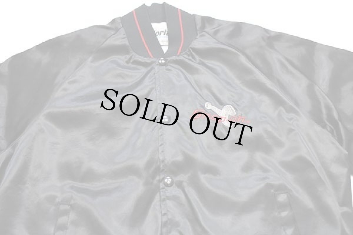 画像3: 80s USA製 Horizon Snap-onスナップオン コンビネーションレンチ 刺繍 ナイロンジャケット 黒 M (3)