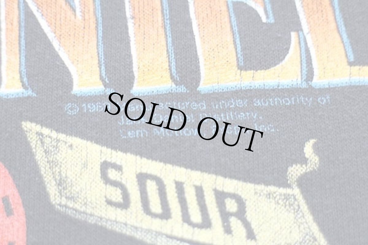 画像4: 80s USA製 JACK DANIEL'S ジャックダニエル WHISKEY スウェット 黒 M (4)