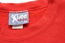 画像5: 90s USA製 Leeリー NFL KANSAS CITY CHIEFS ビッグロゴ リバースウィーブ スウェット 赤 XL (5)